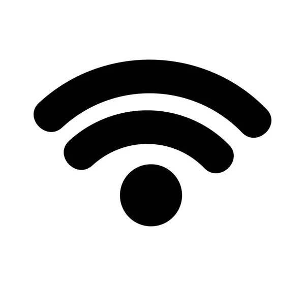 Wifi connection isolated icon — Stock Vector