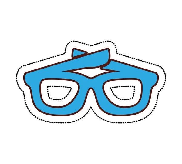 Accesorio gafas icono aislado — Vector de stock