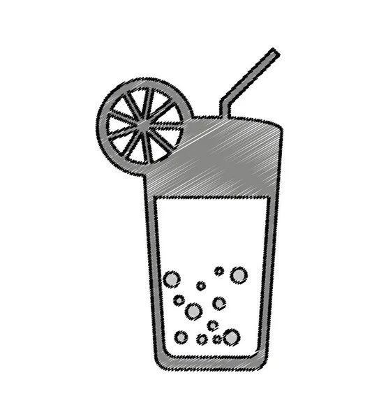 Tropisk cocktail isolerade ikonen — Stock vektor
