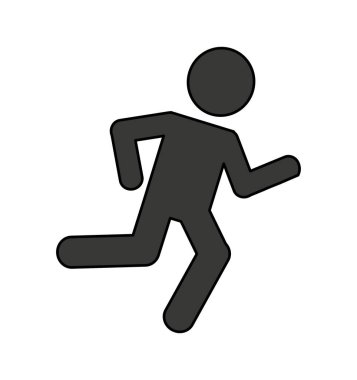 işadamı siluet izole simgesi