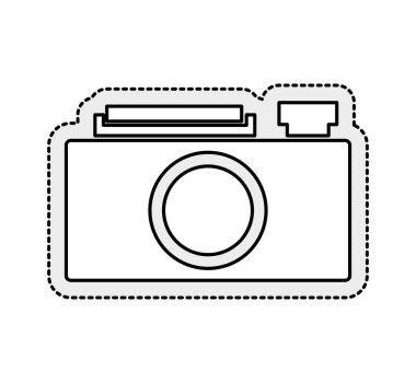 kamera fotoğraf izole simgesi