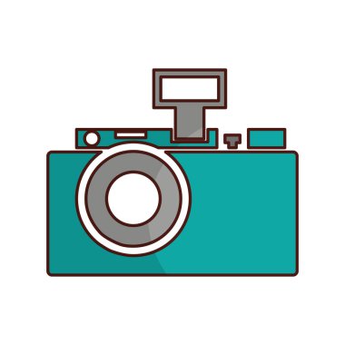 kamera fotoğraf izole simgesi