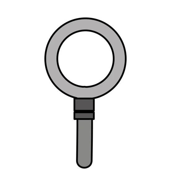 Suche Lupe isoliertes Symbol — Stockvektor