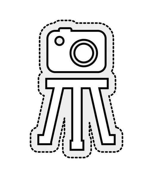 相机摄影孤立的图标 — 图库矢量图片