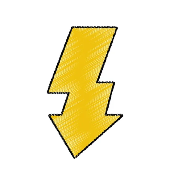 Απομονωμένο εικόνα flash φωτός φωτογραφία με το σύμβολο — Διανυσματικό Αρχείο