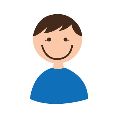 sevimli çocuk karakter simgesi