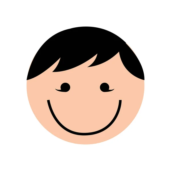 Icône de personnage garçon mignon — Image vectorielle