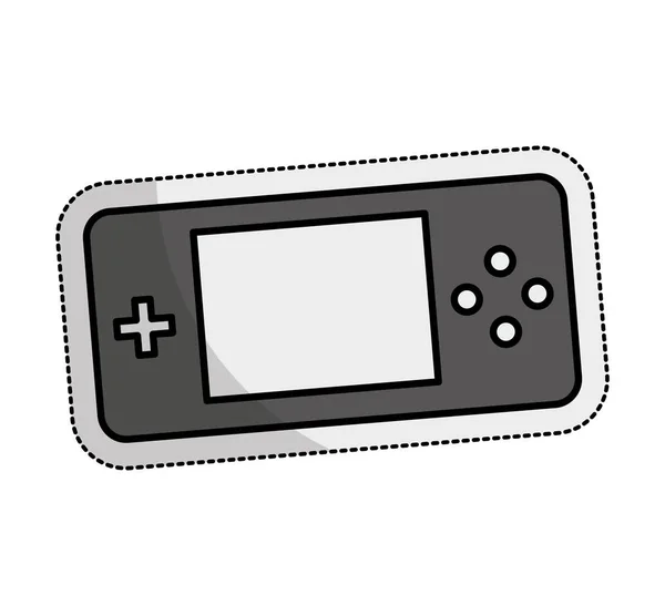 Spel kontroll isolerad ikon — Stock vektor
