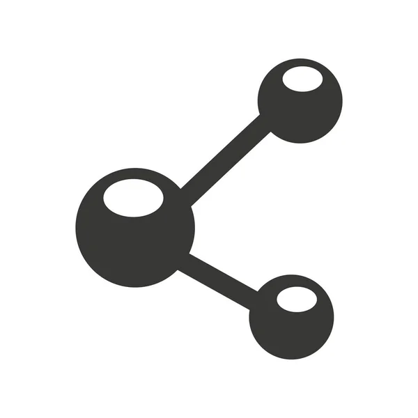 Share Symbol isoliertes Symbol — Stockvektor