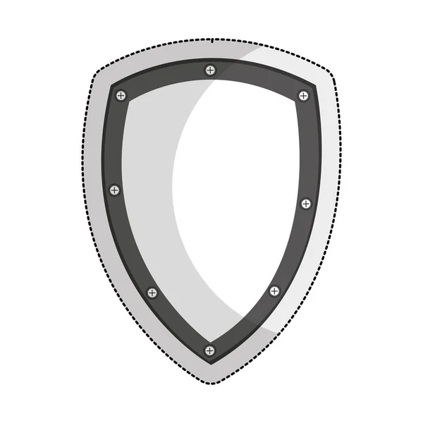 Значок безопасности щита — стоковый вектор