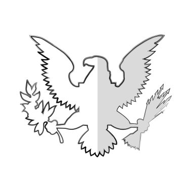 ABD amblemi Çerçevesi simgesi