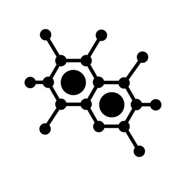 molekül yapısı izole simgesi