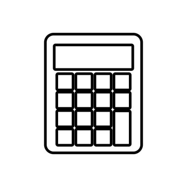 hesap makinesi matematik izole simgesi