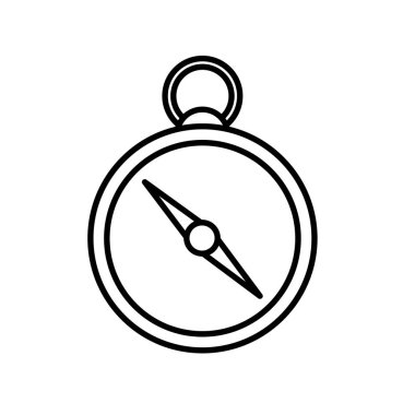 pusula rehberlik izole simgesi