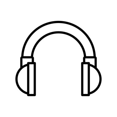 kulaklık ses aygıtı izole simgesi