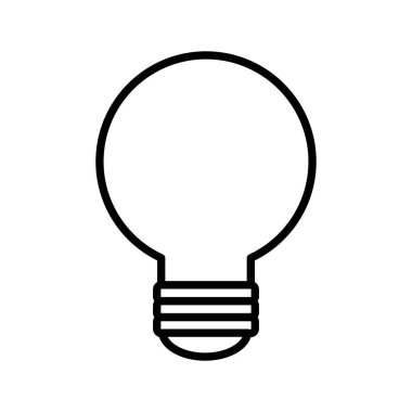 Ampul Işık düz simgesi