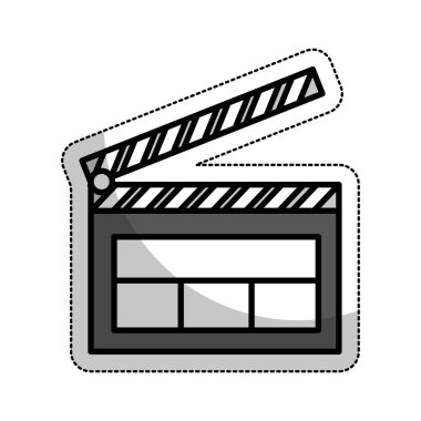 Clapper kurulu izole simgesi