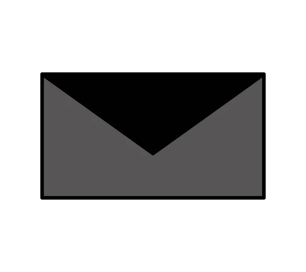 Envelope mail flat icon — Stock Vector