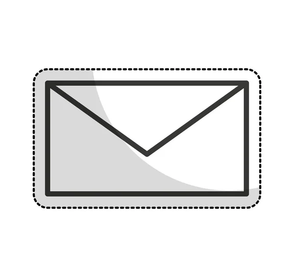 Zarf posta düz simgesi — Stok Vektör