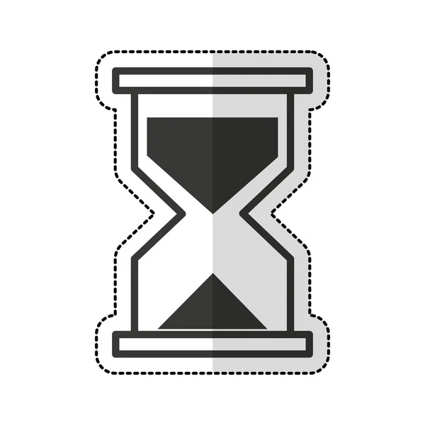 Reloj de arena icono aislado — Vector de stock