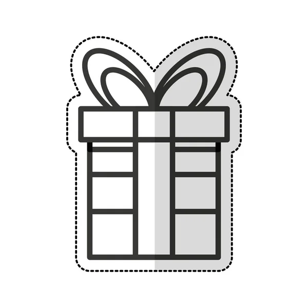 Geschenk Geschenk isolierte Ikone — Stockvektor