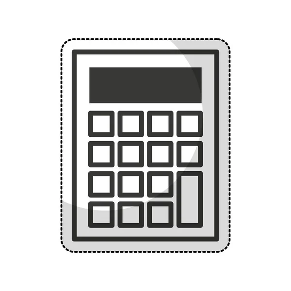 Geïsoleerde calculatorpictogram math — Stockvector