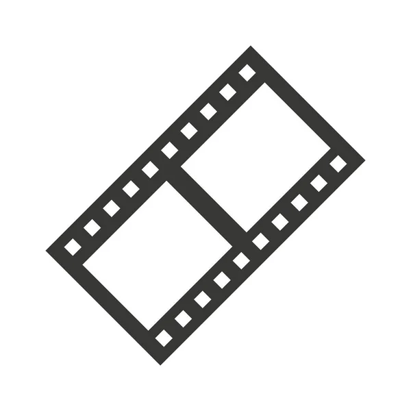 Tape fotografiska rulla isolerade ikonen — Stock vektor