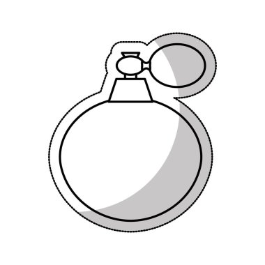 sıçrama fragance izole simgesi