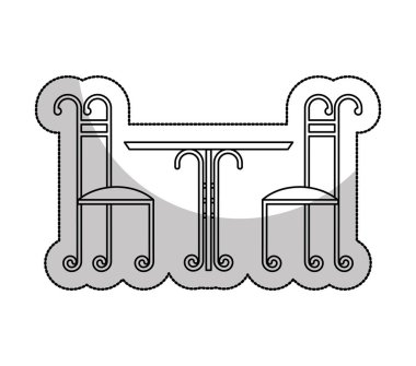 Ferforje çerçeve izole simgesi