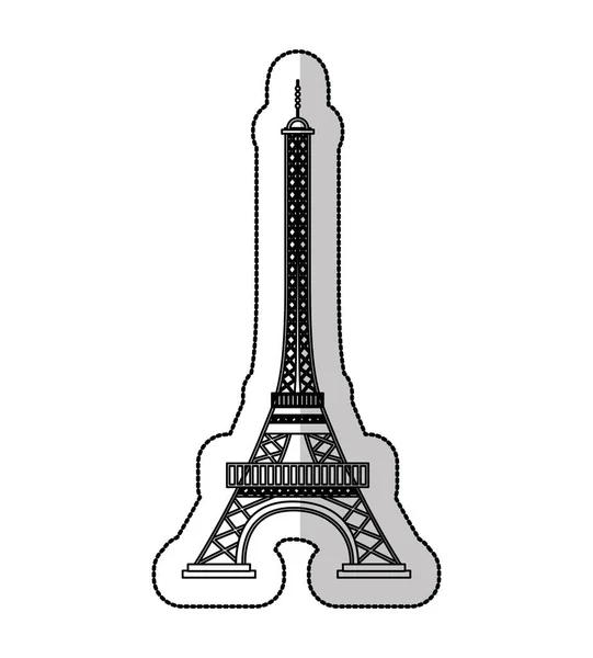 Wieża Eiffla Paryż punkt orientacyjny — Wektor stockowy