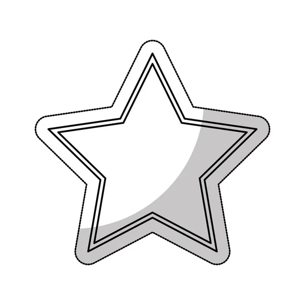 Golden star-onderscheiding pictogram — Stockvector