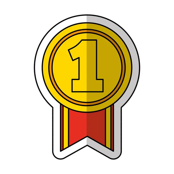 Icono de premio estrella dorada — Vector de stock