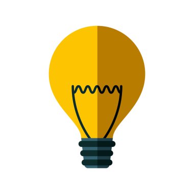 Ampul Işık düz simgesi