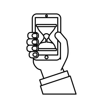 Smartphone teknoloji satırı simgesi