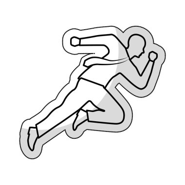 karakter izole simgesi çalışan iş adamı