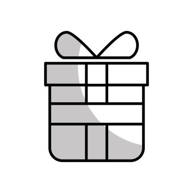 hediye kutusu izole edilmiş simge