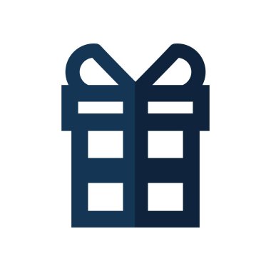 hediye kutusu izole edilmiş simge