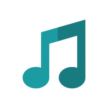 müzik Not izole simgesi