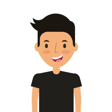 çizgi film genç adam simgesi