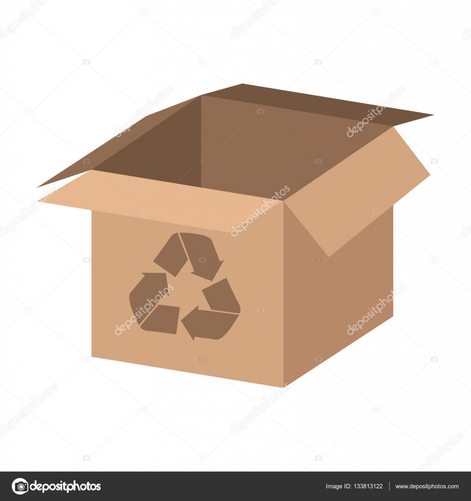 Boite Carton Avec Symbole De Recyclage Image Vectorielle Par Yupiramos C Illustration Boite Carton Avec Symbole De Recyclage Image Vectorielle Par Yupiramos C Illustration