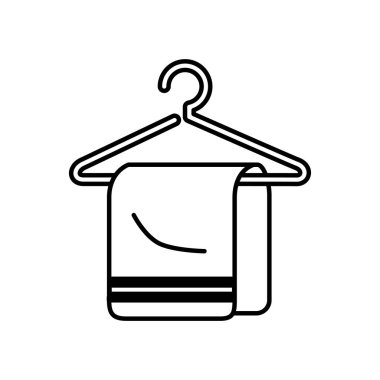 havlu izole kanca kutsal kişilerin resmi içinde asılı