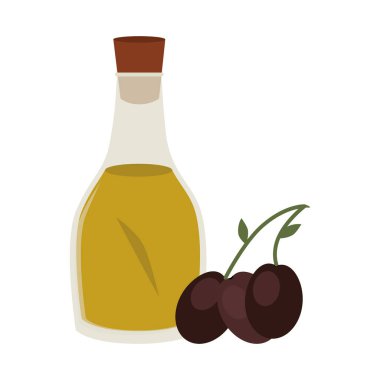 zeytinyağı izole simgesi