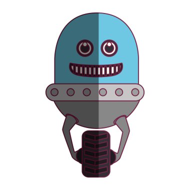 Robot karakter izole simgesi