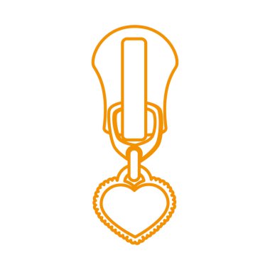 fermuar stil izole simgesi