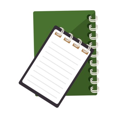 Office belgeleri izole simgeler