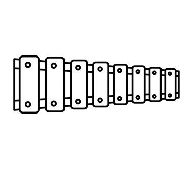 Timbal'de enstrüman izole simgesi