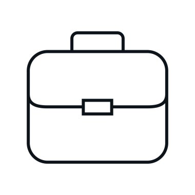 Portföy çanta izole simgesi