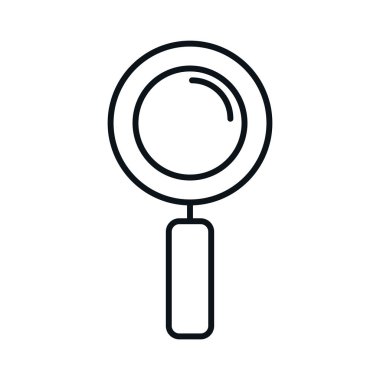 büyüteç izole edilmiş simge ara