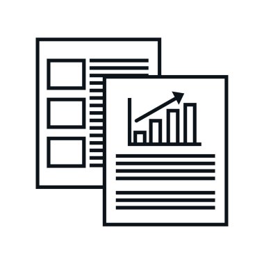kağıt belge dosyası izole edilmiş simge