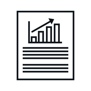 kağıt belge dosyası izole edilmiş simge